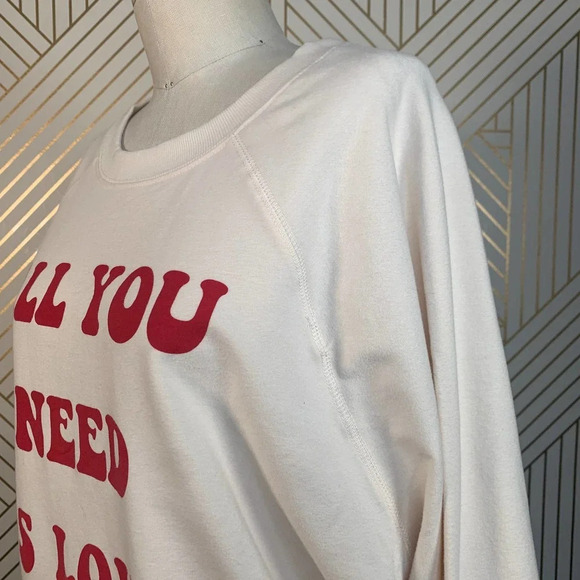Wildfox All You Need Is Love Sommers‎ Sweatshirt - Picture 7 of 13